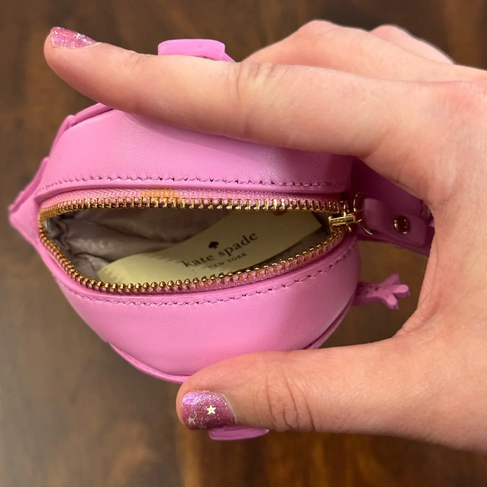 Kate Spade Pink Dinosaur Coin Purse - Picture 5 of 5